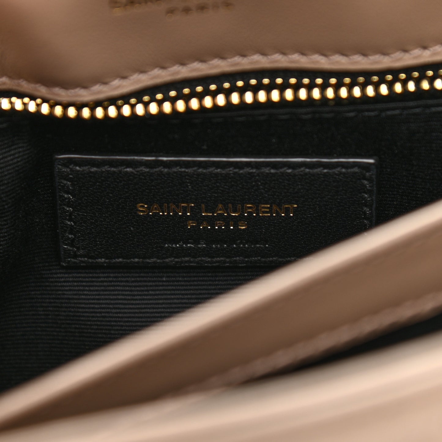 Calfskin Y Quilted Monogram Toy Loulou Crossbody Bag Taupe