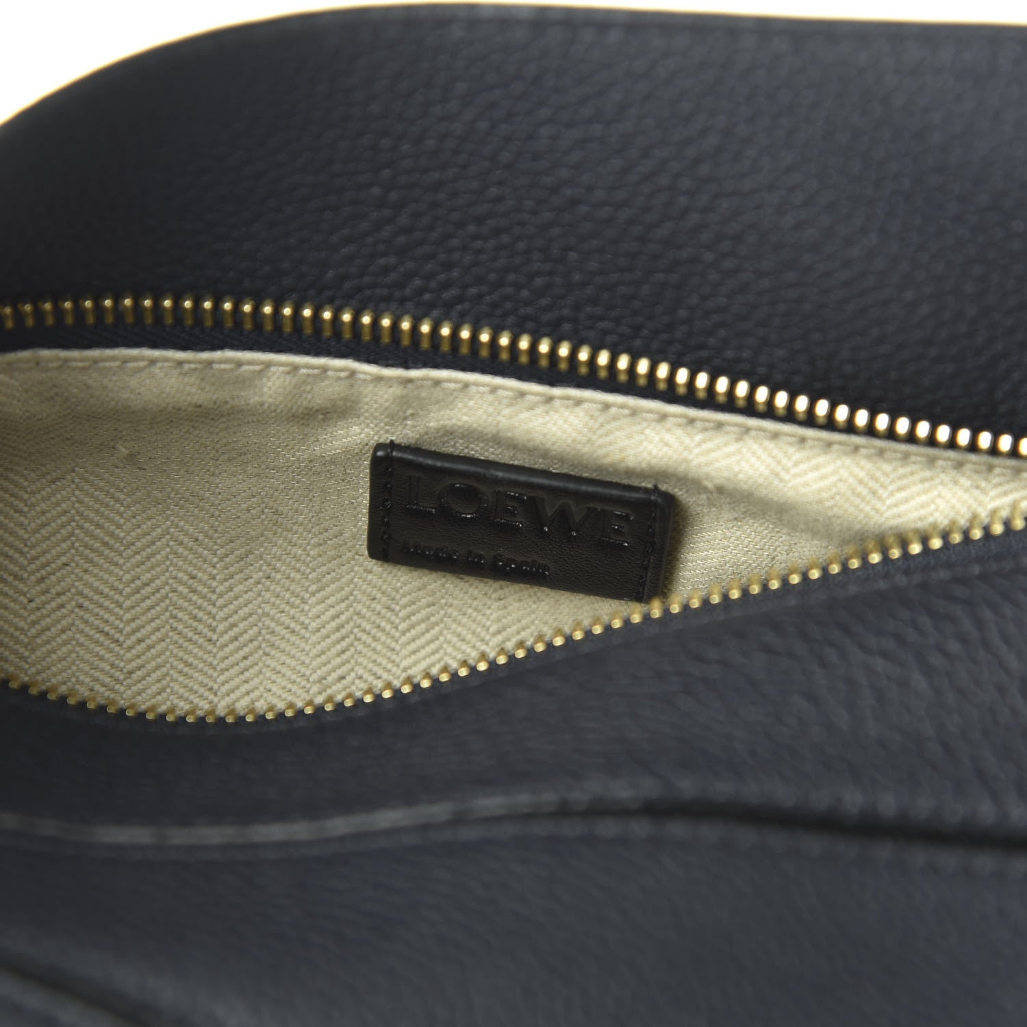 Loewe Calfskin Small Puzzle Bag Midnight Blue Black 14 of 19