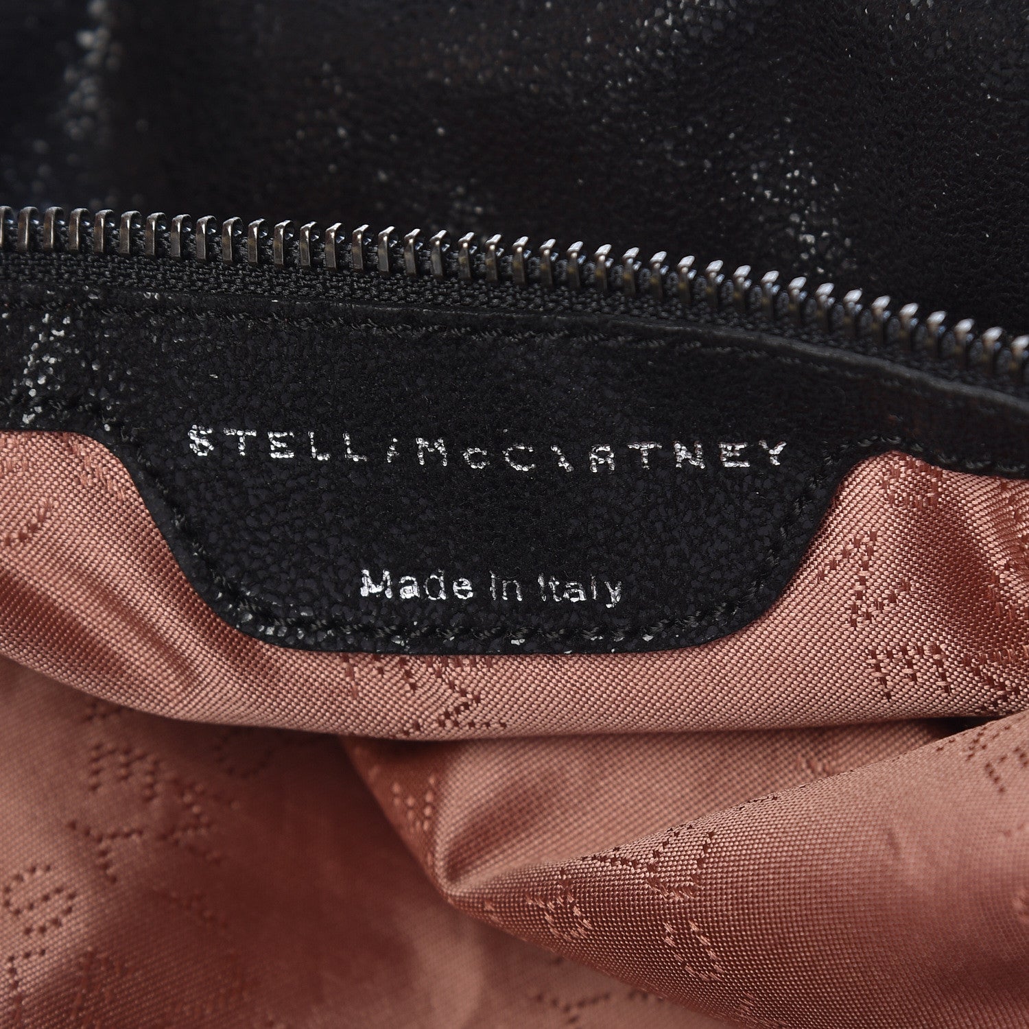 Stella McCartney Embellished Shaggy Deer Small Falabella Fold Over Tote Black 6 of 9
