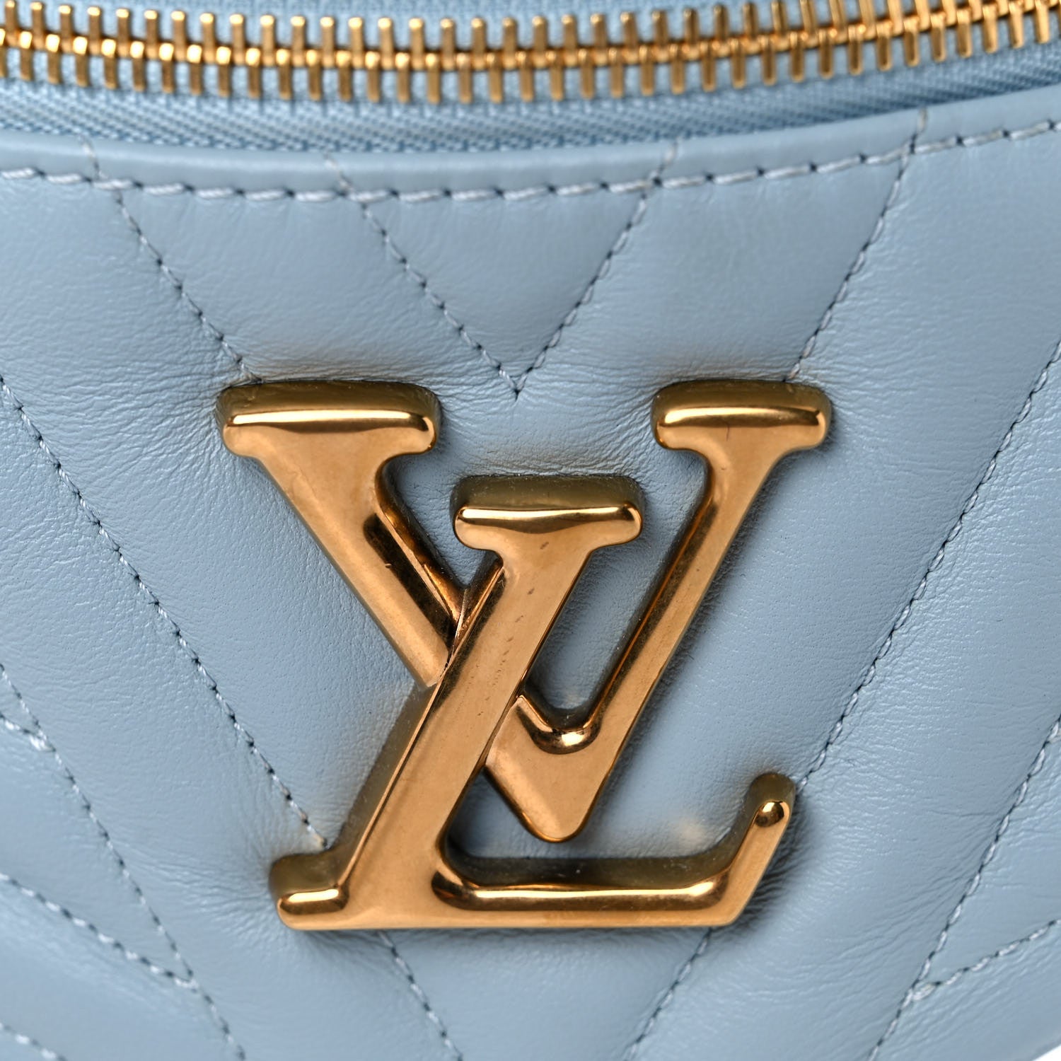 Louis Vuitton Calfskin New Wave Bumbag Porcelain Blue 9 of 9