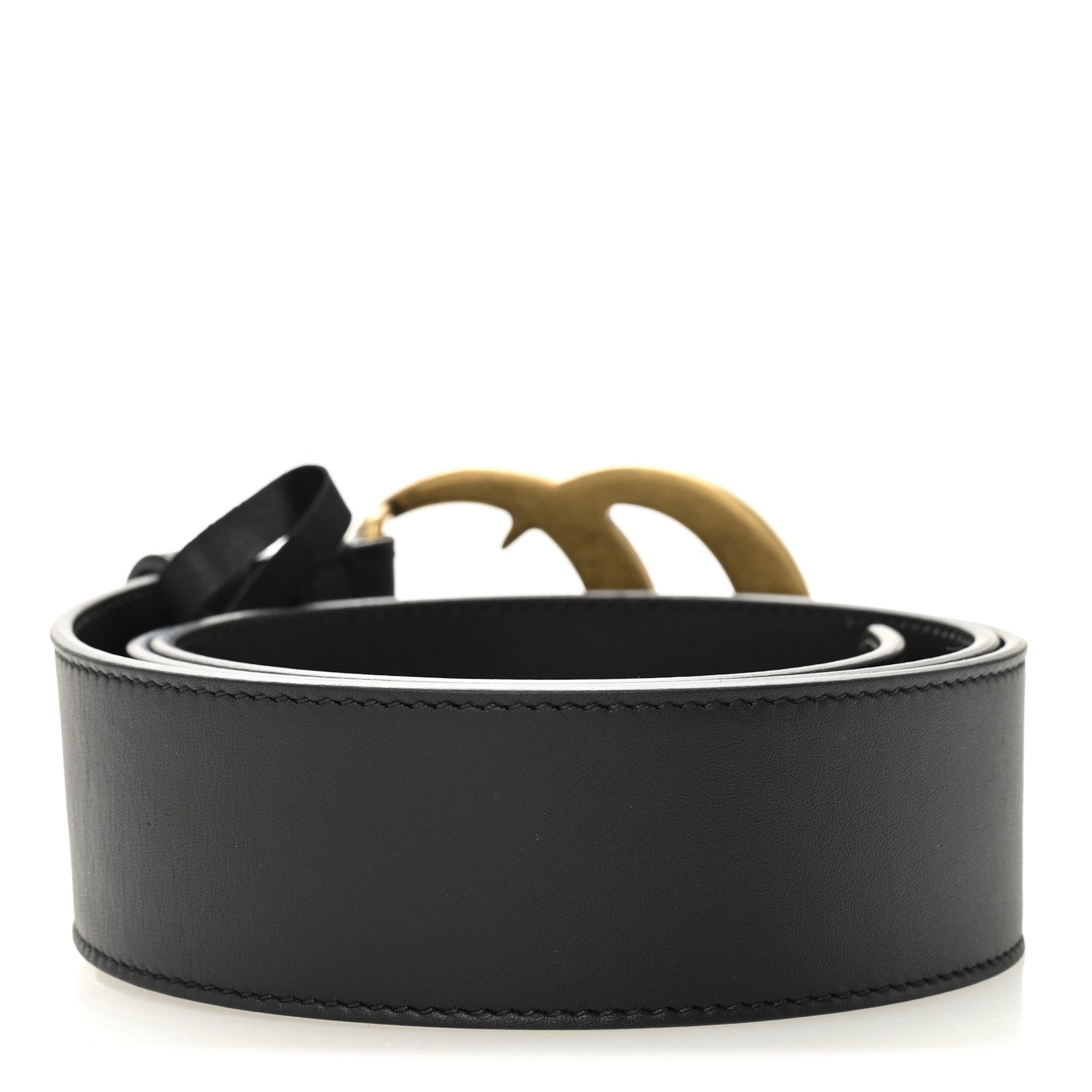 Gucci Calfskin Double G 40mm Belt 80 32 Black 1871833 – FASHIONPHILE