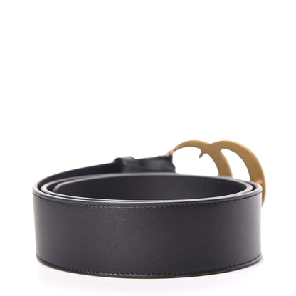 Gucci Calfskin Double G 40mm Belt 75 30 Black 3 of 7
