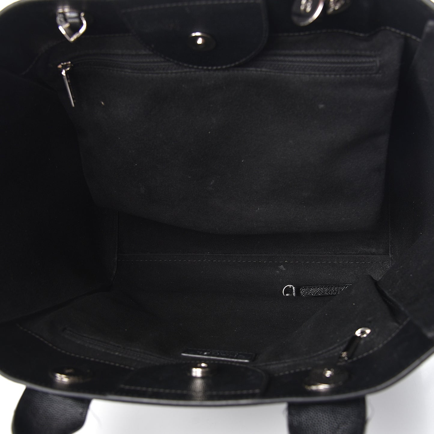 Caviar Small Studded Deauville Tote Black