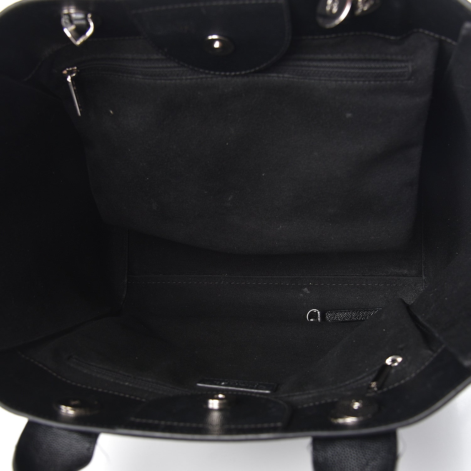 Chanel Caviar Small Studded Deauville Tote Black 5 of 15