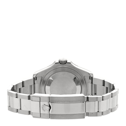 Rolex Stainless Steel Platinum 37mm Oyster Perpetual Date Yacht-Master Watch Slate 268622 3 of 5