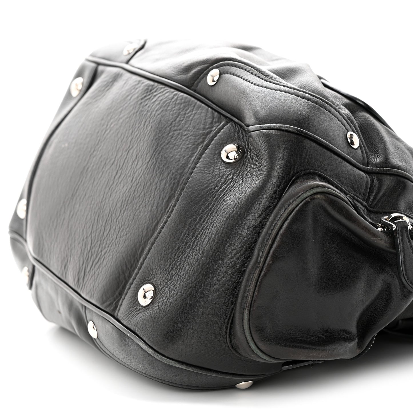 Cervo Antik Easy A Foldover Pushlock Flap Satchel Black