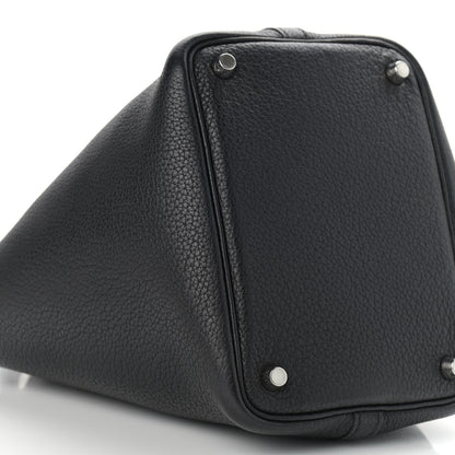 Hermes Taurillon Clemence Picotin Lock 18 PM Black 8 of 10