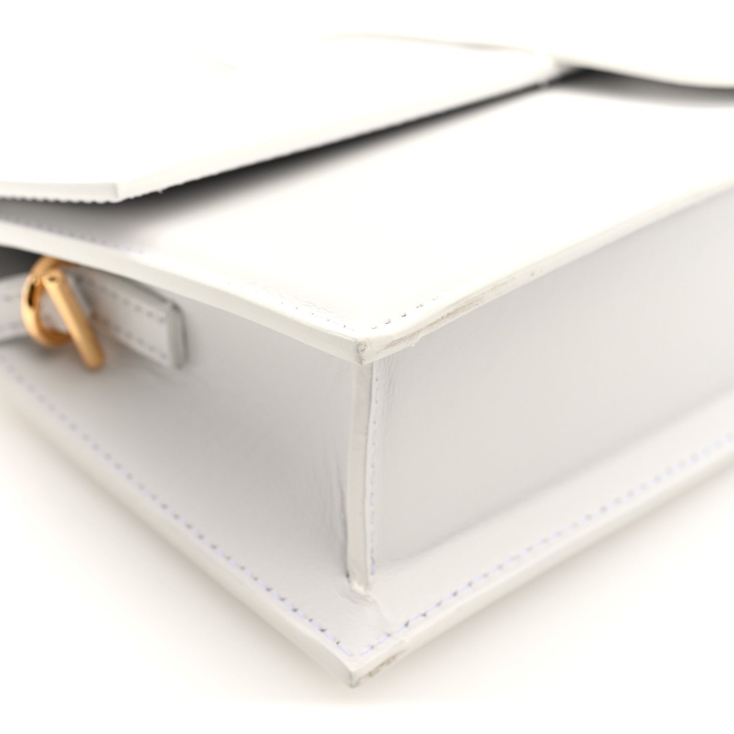 Jacquemus Smooth Calfskin Le Bambino Long White 8 of 9