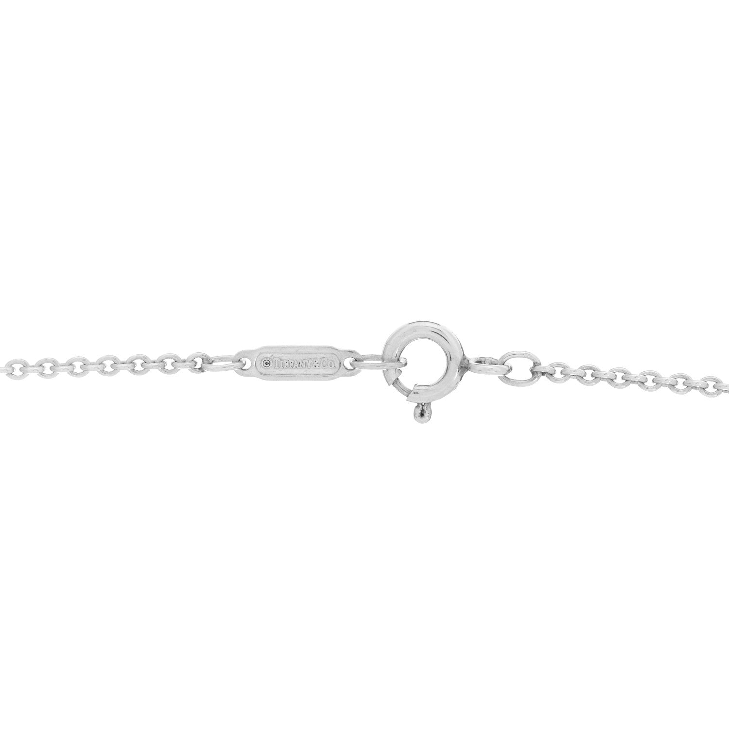 Tiffany Sterling Silver 1837 Triple Tag Lariat Necklace 4 of 4