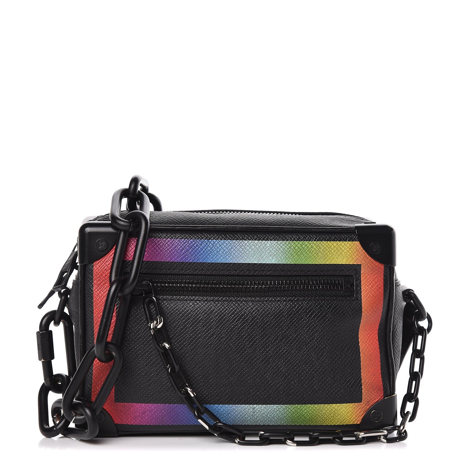 Louis Vuitton Taiga Rainbow Mini Soft Trunk Black 1 of 13