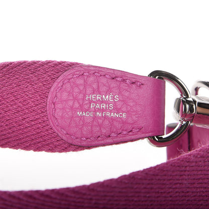 Hermes Taurillon Clemence Evelyne TPM Magnolia 6 of 7