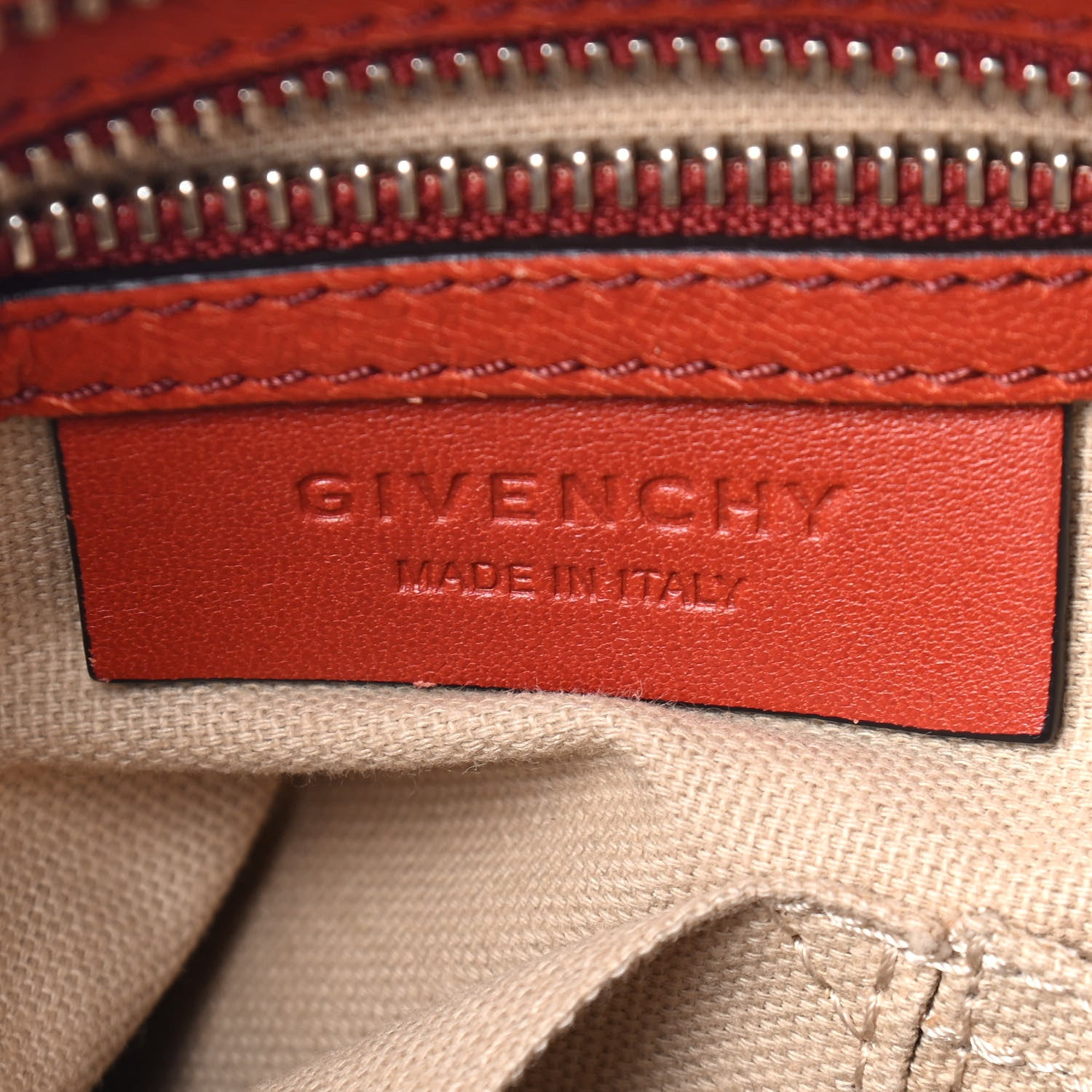 Givenchy Tumbled Sheepskin Small Pandora Red 6 of 9