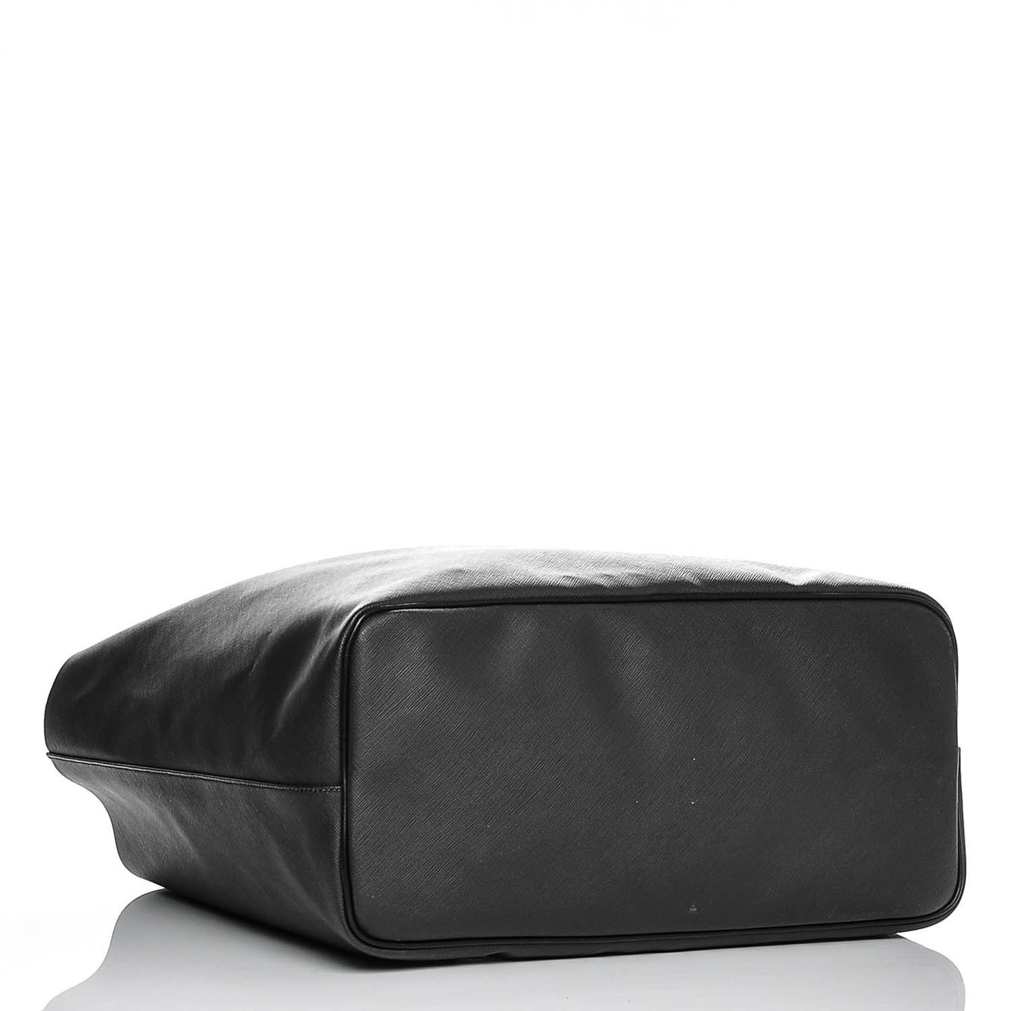 Textured Coated Canvas Favelas Large Antigona Tote Black