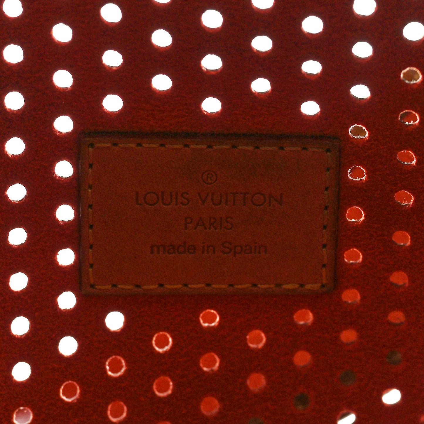 Monogram Perforated Musette Orange