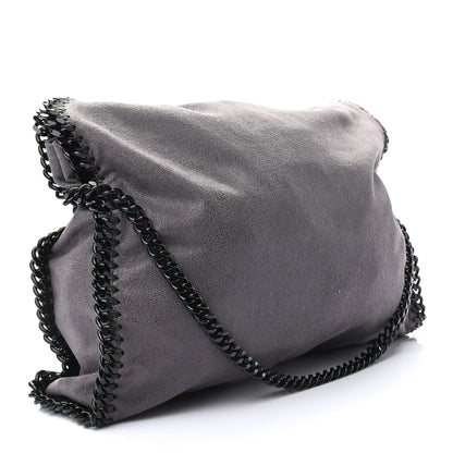 Stella McCartney Shaggy Deer Falabella Fold Over Tote Grey 3 of 9