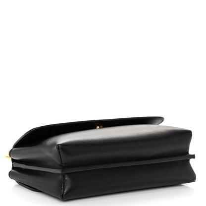 Versace Nappa Calfskin Medusa Ring Evening Clutch Bag Black 4 of 10