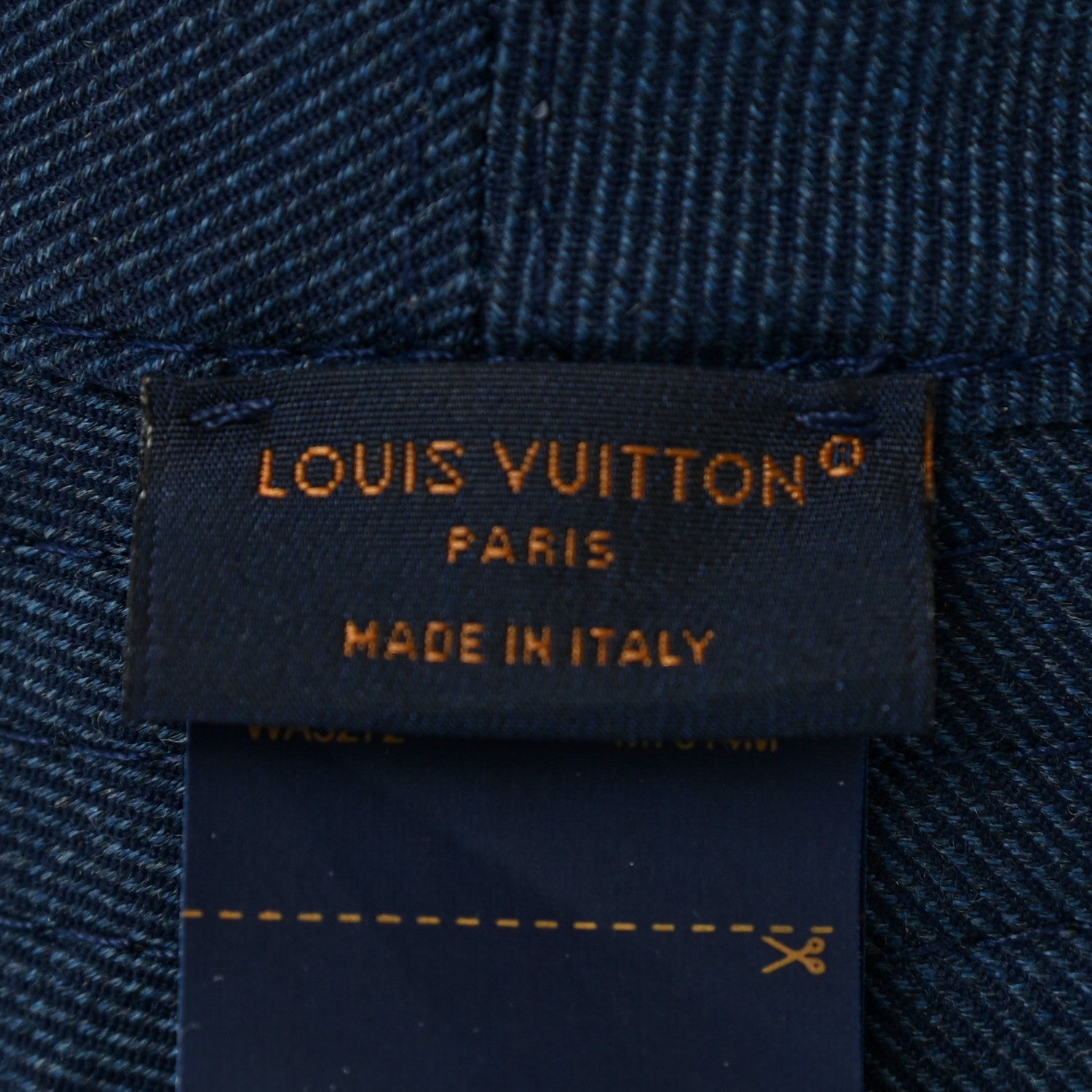 Louis Vuitton Nylon Wool Monogram Reversible MNG Rain Bucket Hat M Black Navy 15 of 16
