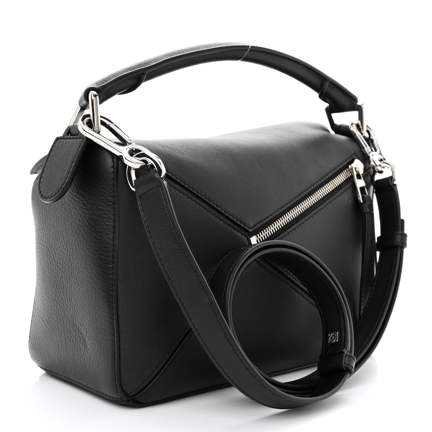 Loewe Calfskin Small Puzzle Bag Black 3 of 11