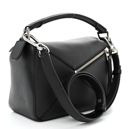 Loewe Calfskin Small Puzzle Bag Black 3 of 11