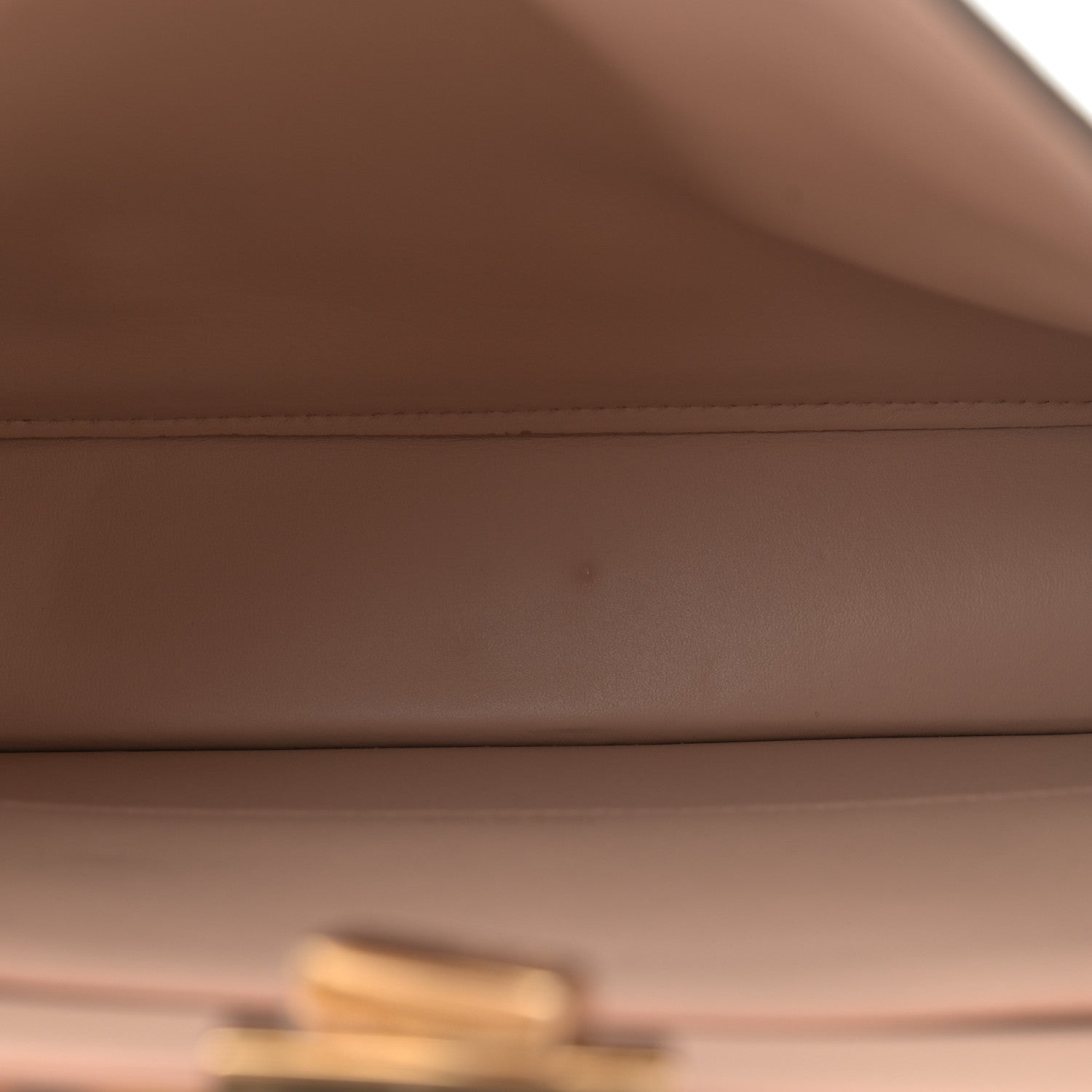 Fendi Vitello Seta Shiny Nappa Plexiglass Medium Peekaboo I SEE U Satchel Poudre 6 of 11