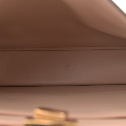 Fendi Vitello Seta Shiny Nappa Plexiglass Medium Peekaboo I SEE U Satchel Poudre 6 of 11