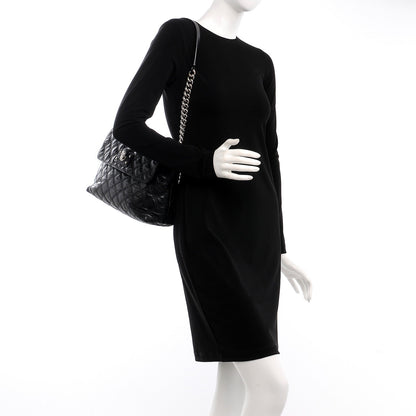 Marc Jacobs Lambskin Quilted The XL Single Flap Black 2 of 7