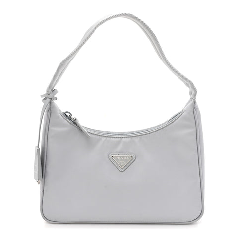 Tessuto Nylon Mini Re-Edition 2000 Bag Fiordaliso