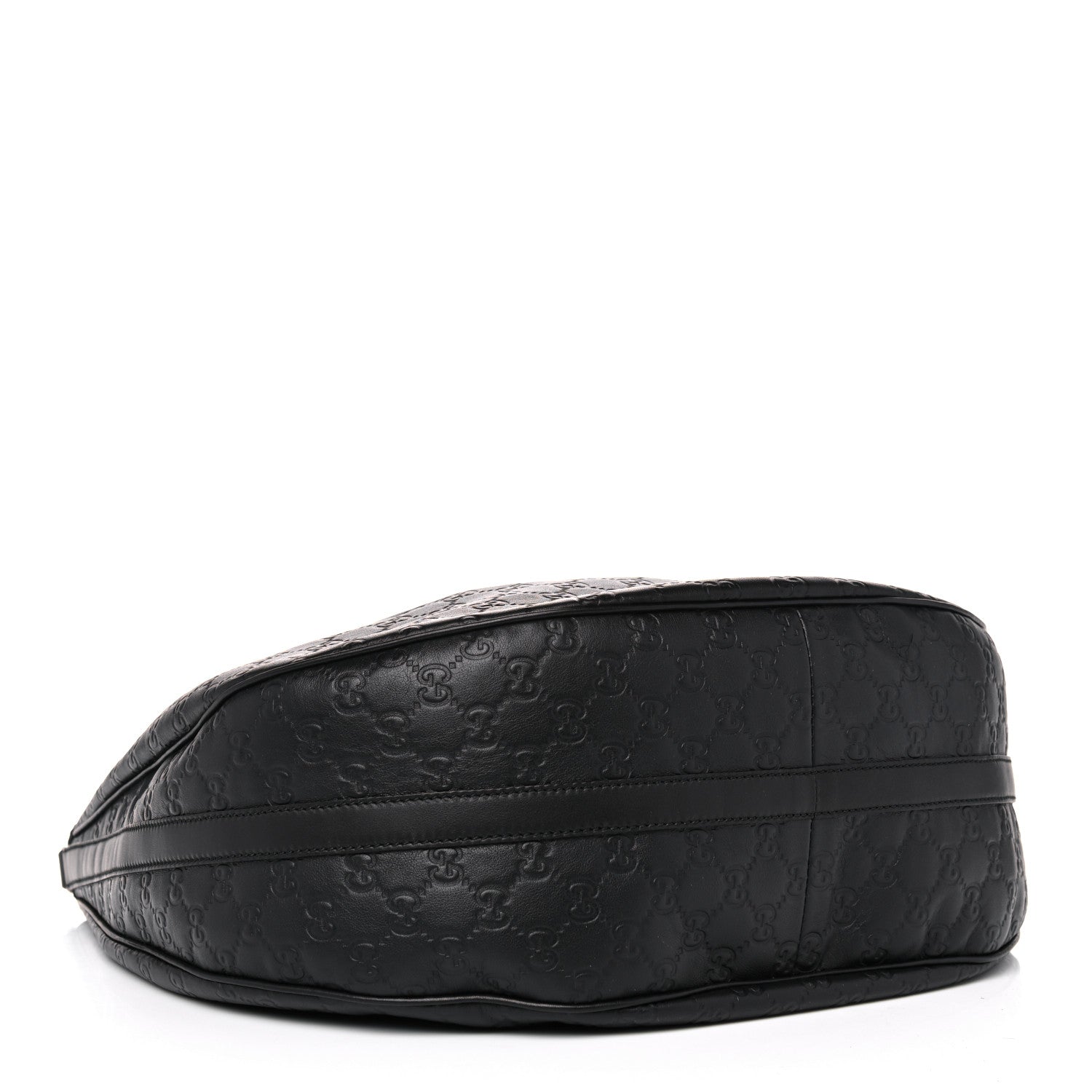 Gucci Guccissima Large GG Twins Hobo Black 4 of 9