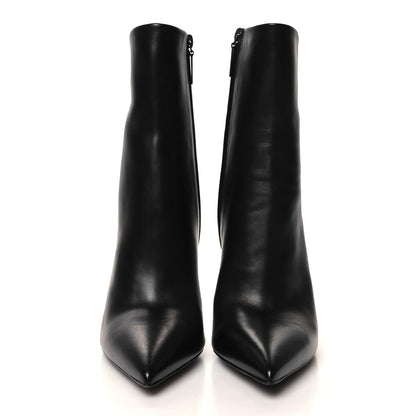 Saint Laurent Calfskin Opyum Ankle Boots 38.5 Black 2 of 8