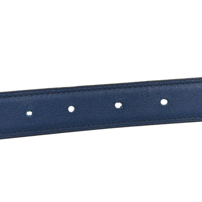 Hermes Swift Epsom 24mm Belt Strap 80 32 Bleu Brume Navy 3 of 5
