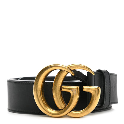 Gucci Calfskin Double G 40mm Belt 90 36 Black 1 of 6