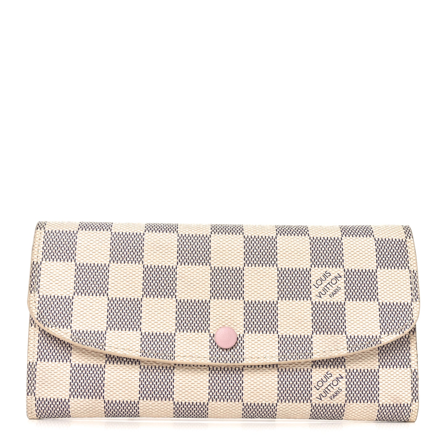 Damier Azur Emilie Wallet Rose Ballerine