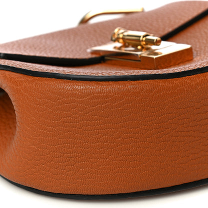 Chloe Grained Lambskin Drew Shoulder Bag Caramel 9 of 10