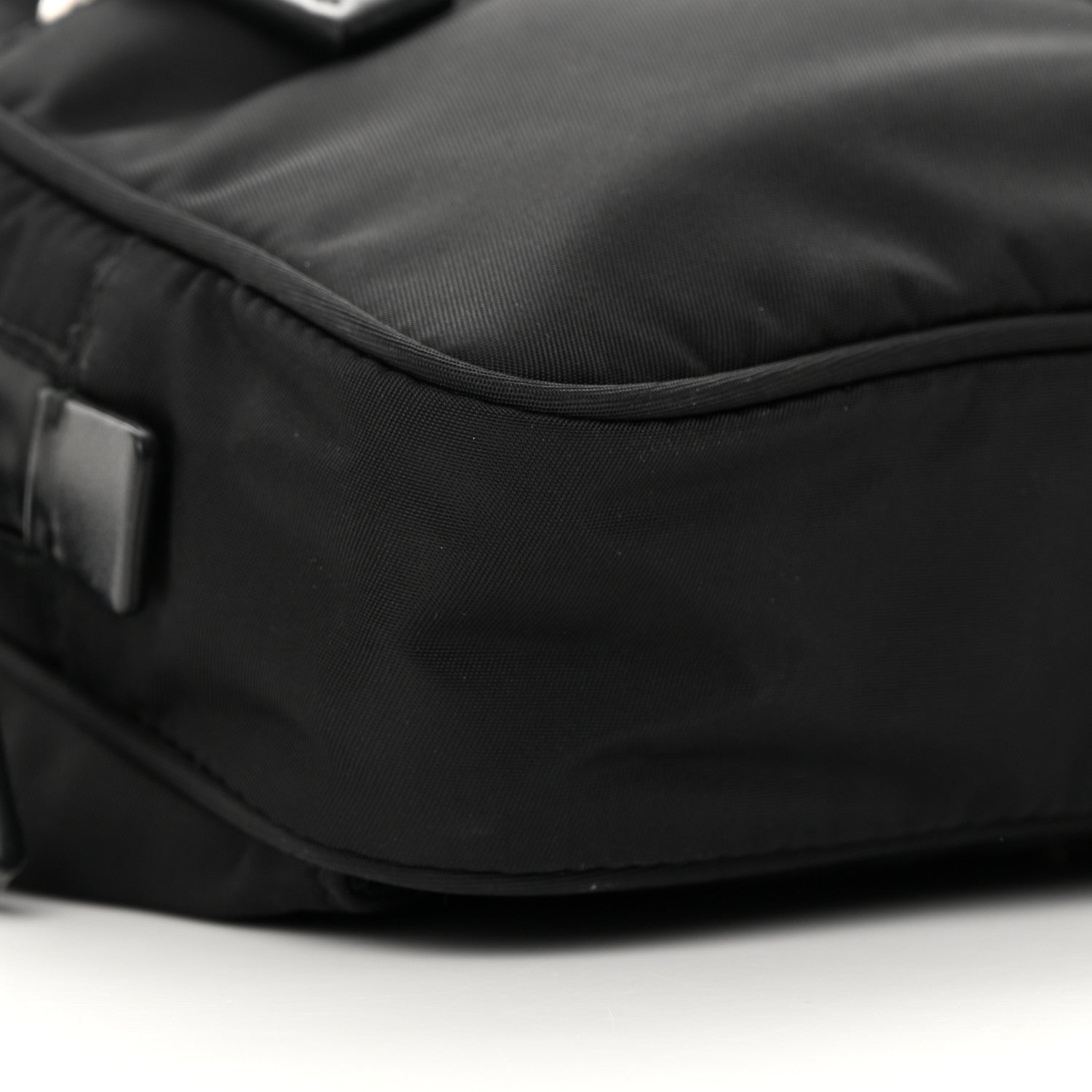 Prada Tessuto Re-Nylon Logo Print Belt Bag Black 9 of 12