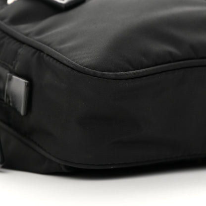 Prada Tessuto Re-Nylon Logo Print Belt Bag Black 9 of 12
