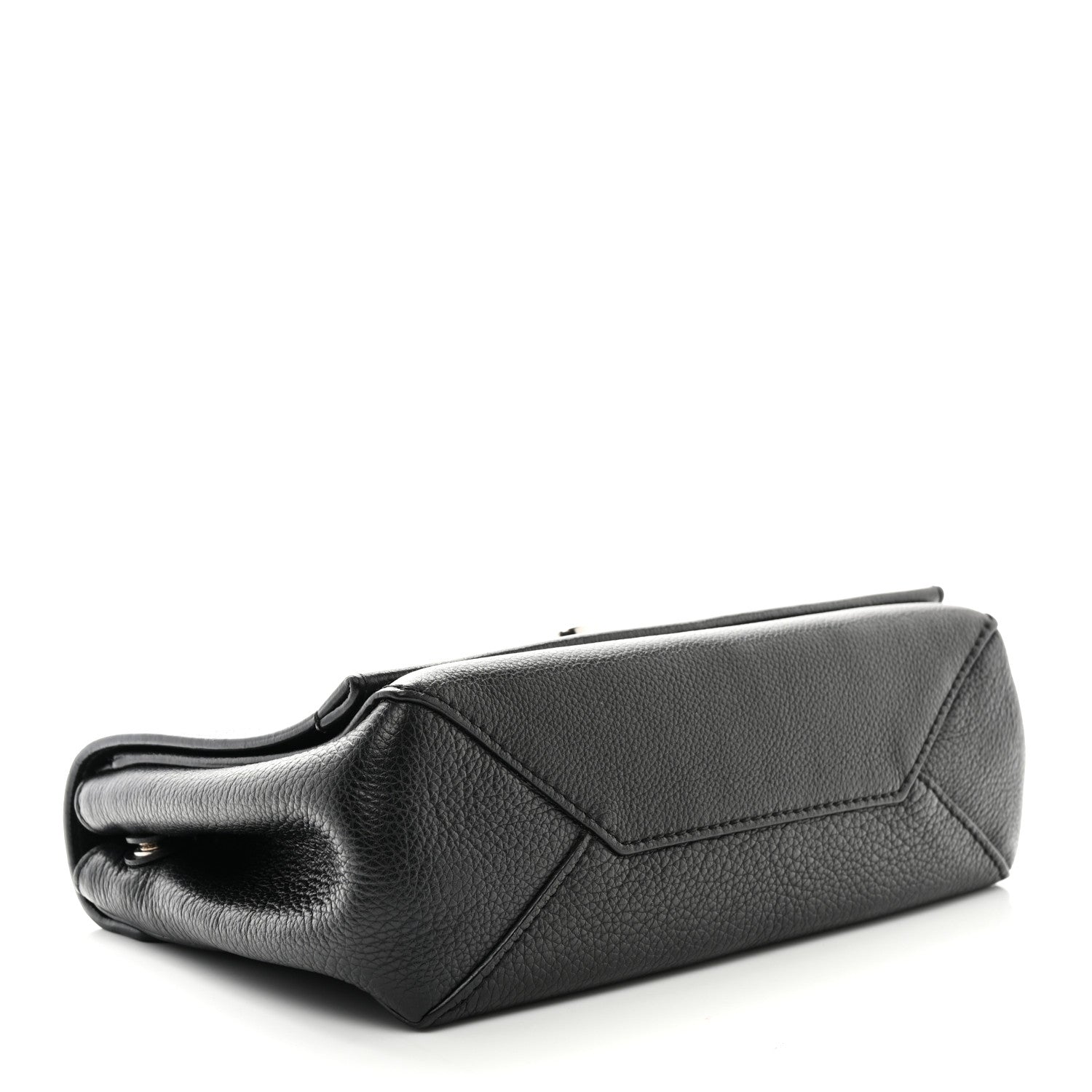 Louis Vuitton Calfskin Lockme II Chain Bag BB Black 3 of 9