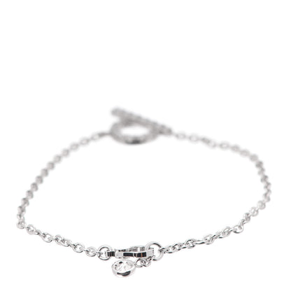 Hermes 18K White Gold Diamond Finesse Bracelet XS 3 of 5