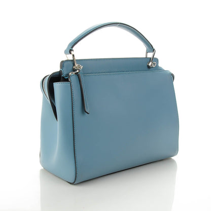 Fendi Vitello Baltico Dolce DotCom Satchel Riviera Blue Notte 3 of 8