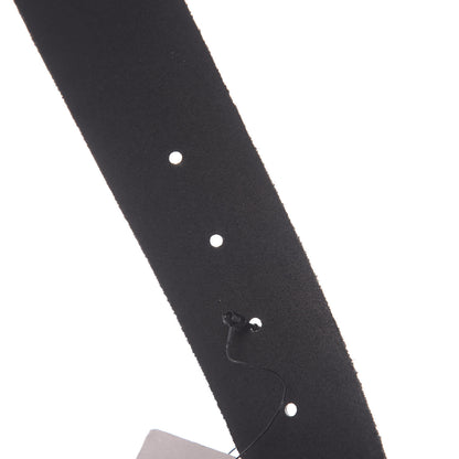 Gucci Calfskin Brass Feline Buckle Belt 80 32 Black 4 of 5