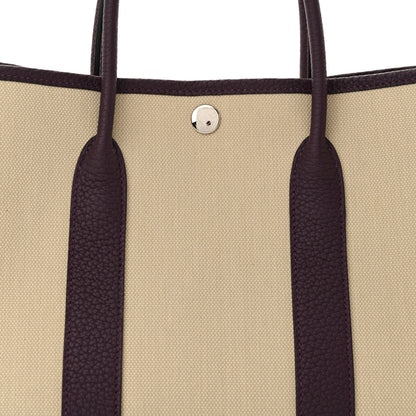 Hermes Toile Militaire Negonda Garden Party 30 TPM Beton Cassis 8 of 10