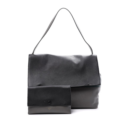 Celine Calfskin All Soft Shoulder Bag Grey 2 of 13