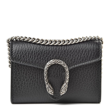 Gucci Calfskin Dionysus Coin Purse Black 1 of 7