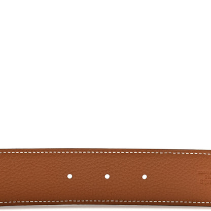Hermes Box Togo 32mm Belt Strap 100 40 Black Gold 4 of 6