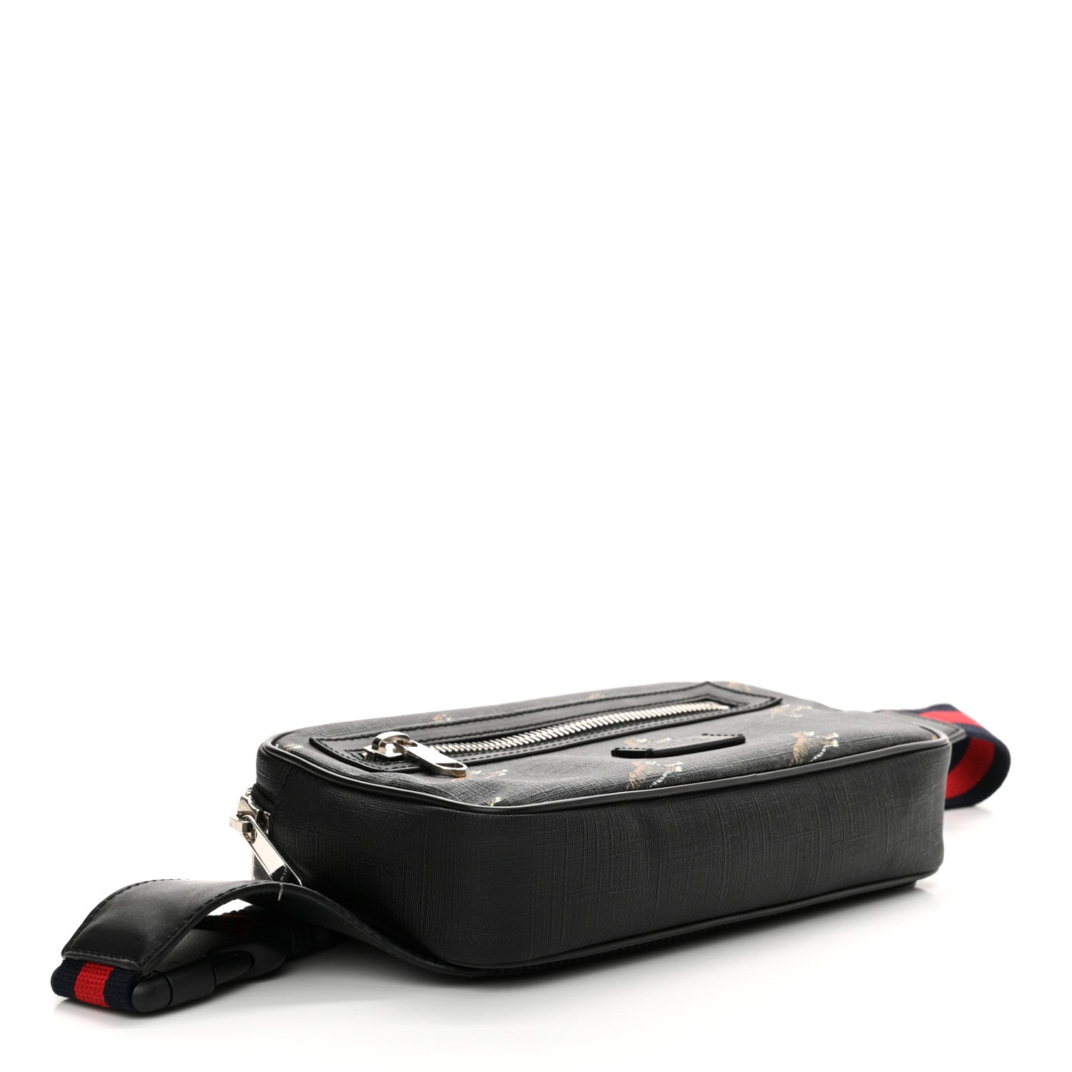 Gucci Soft GG Supreme Monogram Tigers Belt Bag Black Multicolor 4 of 11