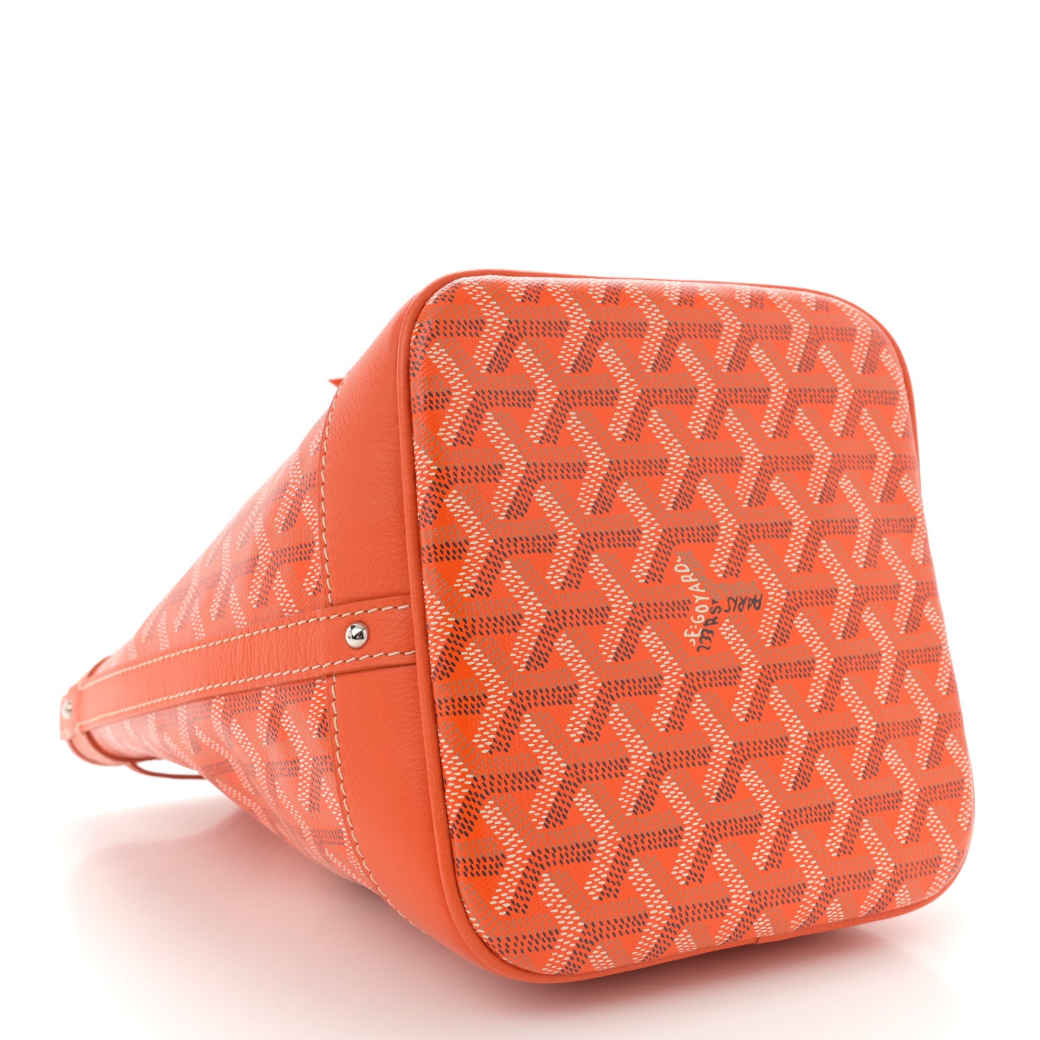 Goyard Goyardine Petit Flot Bucket Bag PM Orange 4 of 11