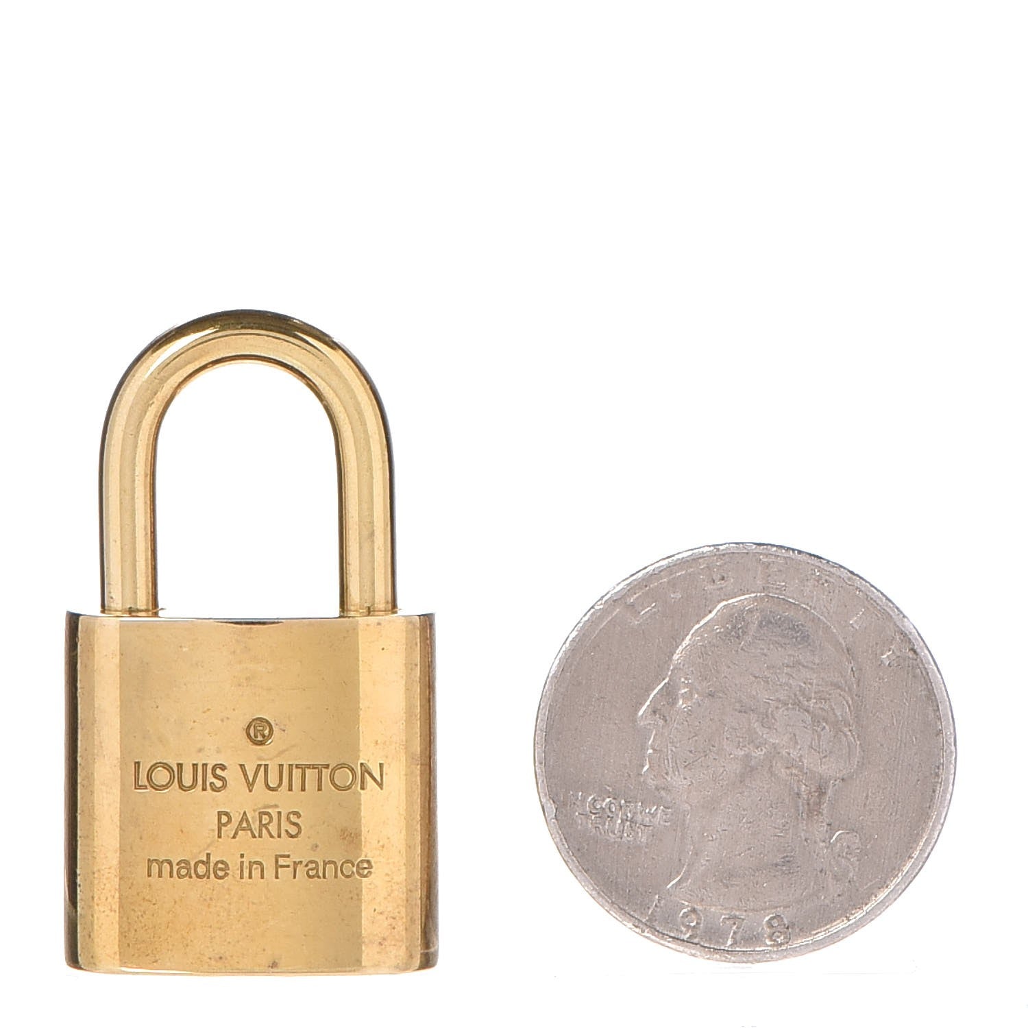 Louis Vuitton Brass Lock and Key Set #331 2 of 4