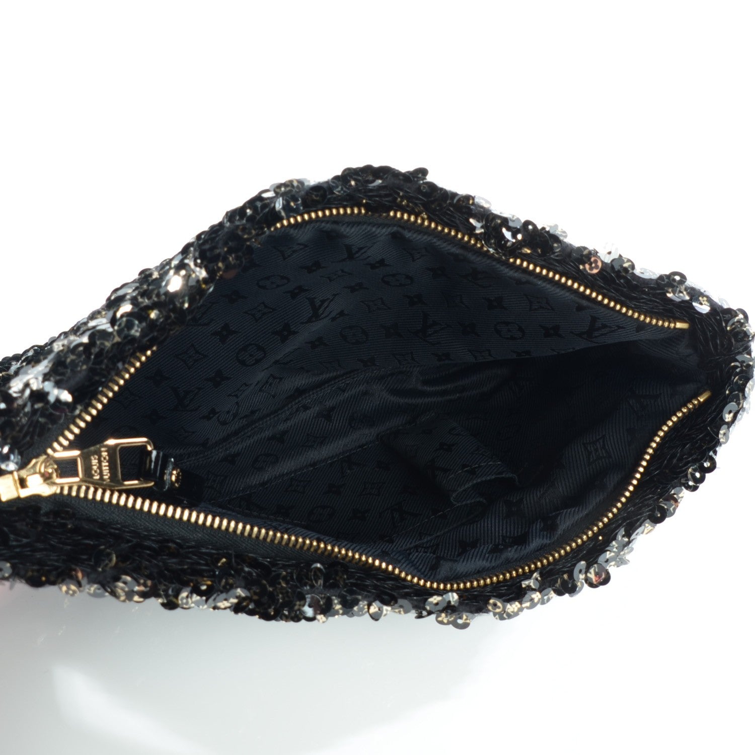 Louis Vuitton Sequin Pochette Rococo Black 7 of 7
