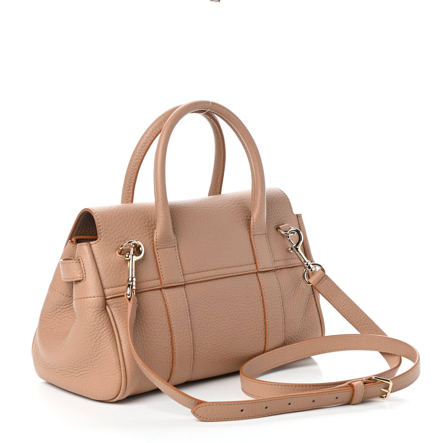 Mulberry Spongy Pebbled Small Bayswater Satchel Rosewater 3 of 8
