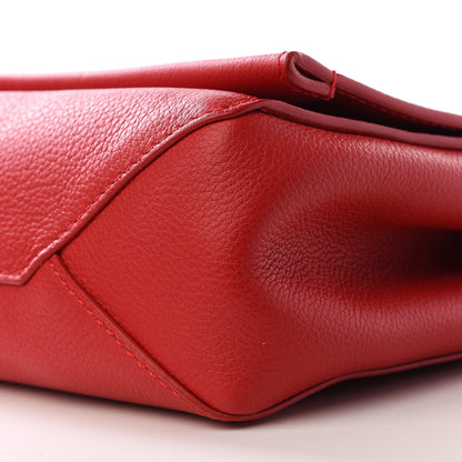 Louis Vuitton Calfskin Lockme II Chain Bag BB Rubis 8 of 9
