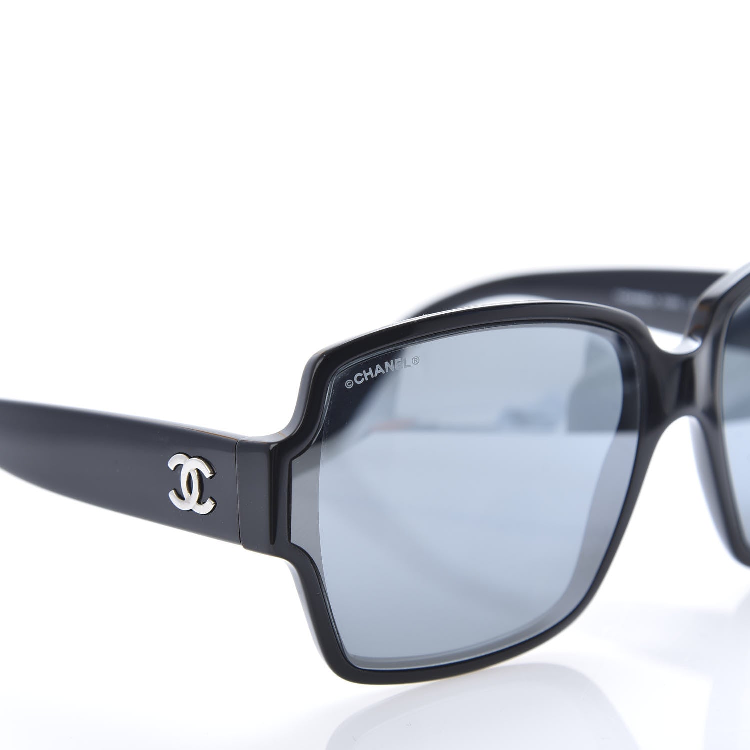 Chanel Acetate Square CC Sunglasses 5385 Black 7 of 8